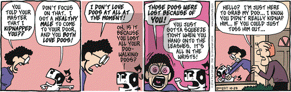Pooch Cafe on Wednesday October 29, 2014 Comic Strip