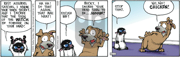 Get Fuzzy on Saturday October 20, 2012 Comic Strip