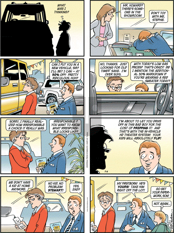 Doonesbury - Sunday February 8, 2009 Comic Strip