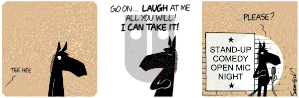 Dark Side of the Horse on Wednesday October 9, 2013 Comic Strip