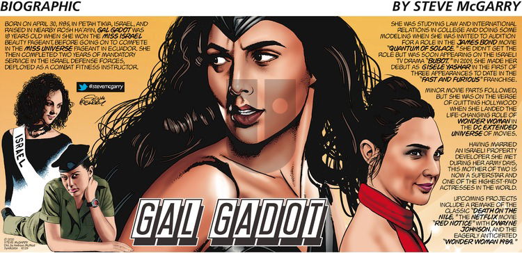 Biographic on Sunday October 25, 2020 Comic Strip
