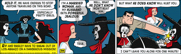 Rip Haywire on Friday September 23, 2016 Comic Strip