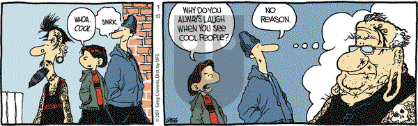 The Buckets - Wednesday March 23, 2011 Comic Strip