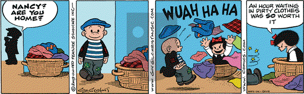 Nancy on Saturday November 14, 2009 Comic Strip