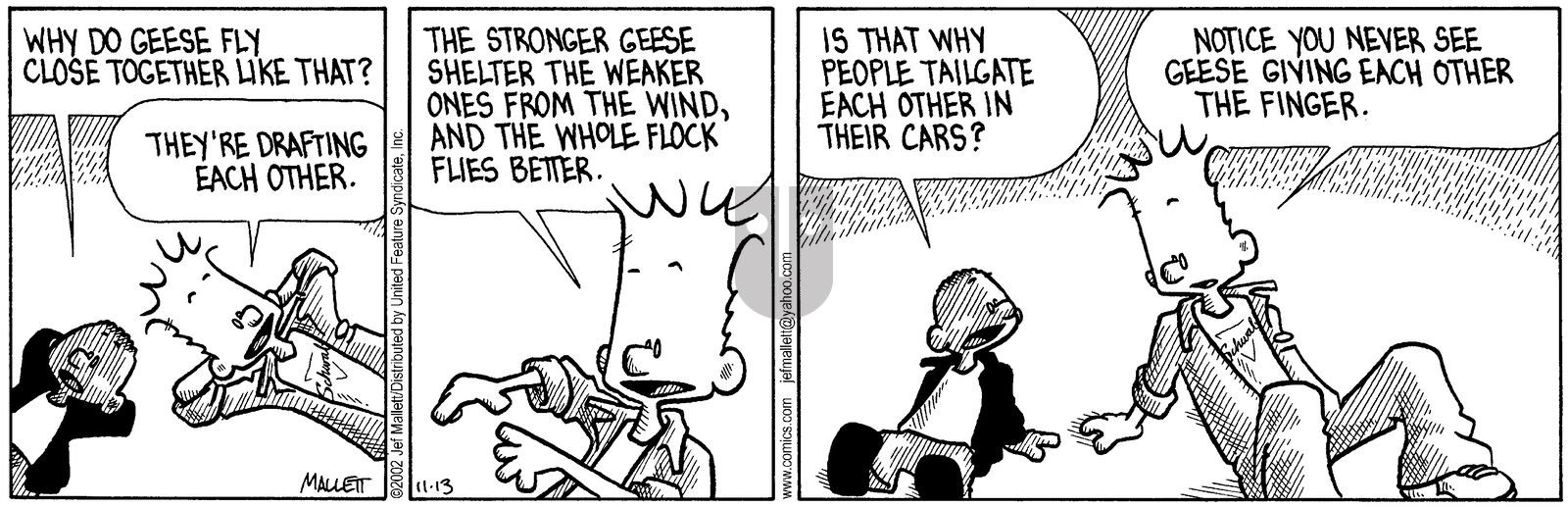 Frazz - Wednesday November 13, 2002 Comic Strip