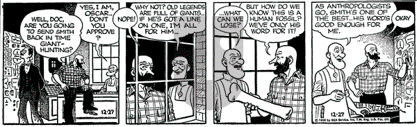 Alley Oop on Thursday December 27, 1956 Comic Strip