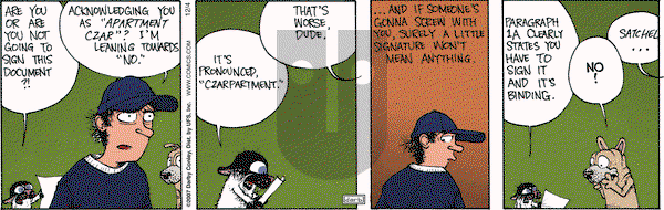 Get Fuzzy on Tuesday December 4, 2007 Comic Strip