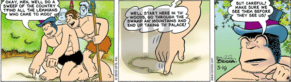 Alley Oop on Friday March 19, 2010 Comic Strip