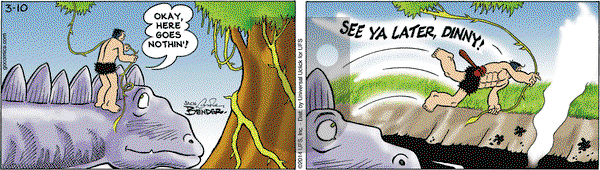 Alley Oop on Monday March 10, 2014 Comic Strip