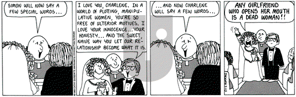 Cathy Classics on Tuesday March 23, 1993 Comic Strip