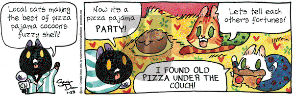 Breaking Cat News on Saturday January 23, 2021 Comic Strip