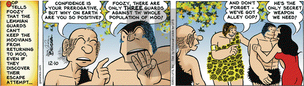 Alley Oop on Thursday December 10, 2015 Comic Strip
