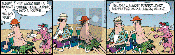 Monty on Tuesday July 29, 2014 Comic Strip