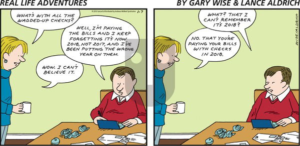 Real Life Adventures on Sunday January 7, 2018 Comic Strip