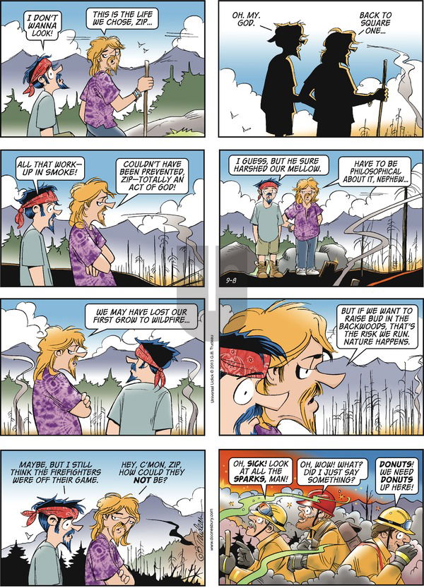 Doonesbury on Sunday September 8, 2013 Comic Strip