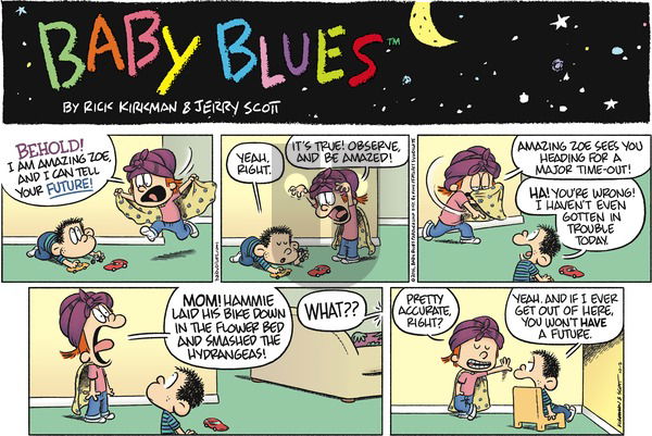 Baby Blues on Sunday October 2, 2016 Comic Strip