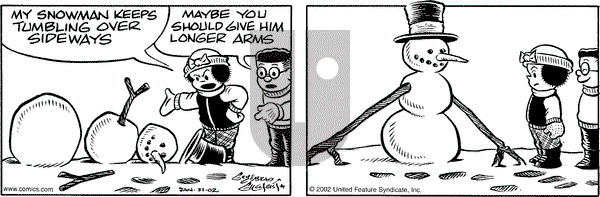 Nancy on Thursday January 31, 2002 Comic Strip