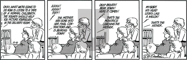 Doonesbury on Friday December 10, 1982 Comic Strip