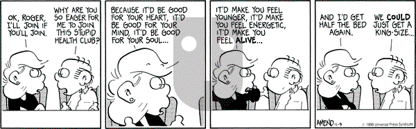 FoxTrot on Friday November 9, 1990 Comic Strip