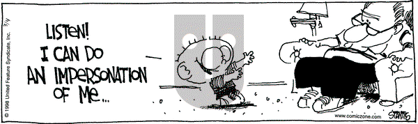 The Buckets on Thursday August 13, 1998 Comic Strip