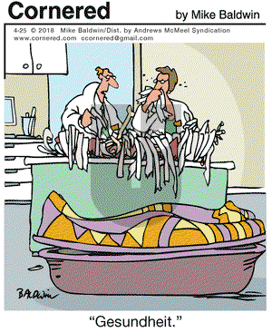 Cornered on Wednesday April 25, 2018 Comic Strip