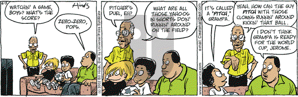 Cleats on Wednesday June 5, 2002 Comic Strip