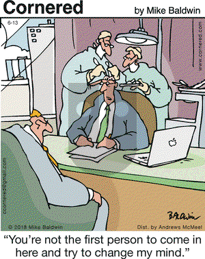 Cornered on Wednesday June 13, 2018 Comic Strip