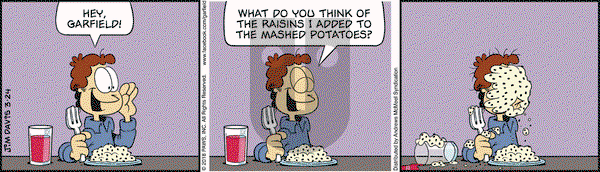 Garfield on Saturday March 24, 2018 Comic Strip