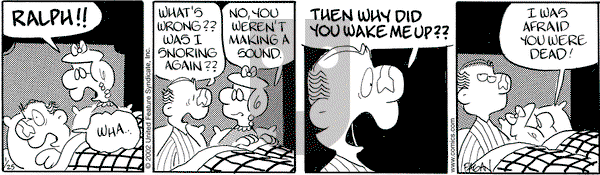 Drabble on Friday January 25, 2002 Comic Strip