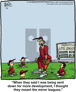 In the Bleachers on Saturday June 2, 2012 Comic Strip