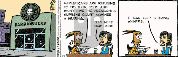La Cucaracha on Saturday March 12, 2016 Comic Strip