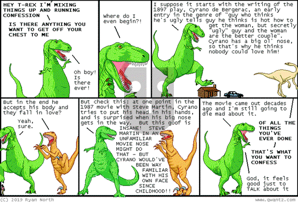 Dinosaur Comics on Friday May 30, 2025 Comic Strip