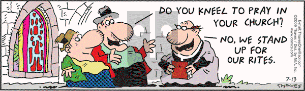 Frank and Ernest - Monday July 13, 2009 Comic Strip