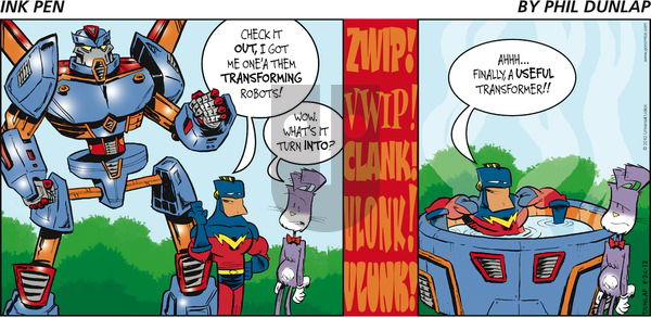 Ink Pen on Sunday August 26, 2012 Comic Strip