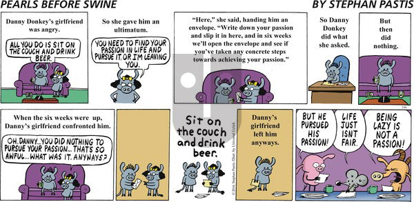 Pearls Before Swine on Sunday January 24, 2016 Comic Strip