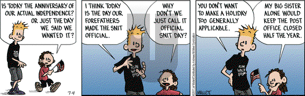 Frazz on Tuesday July 4, 2017 Comic Strip