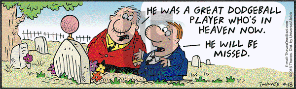 Frank and Ernest on Monday April 18, 2016 Comic Strip