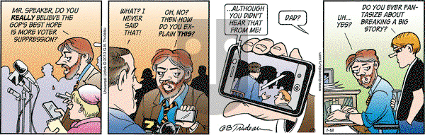 Doonesbury on Friday January 18, 2013 Comic Strip