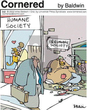 Cornered on Saturday March 2, 2002 Comic Strip