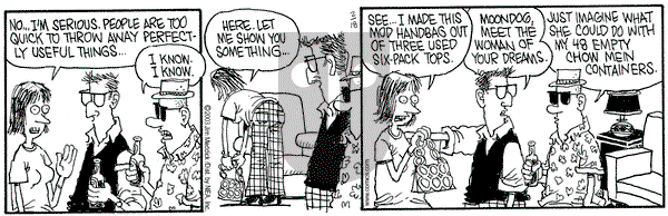 Monty on Tuesday February 18, 2003 Comic Strip