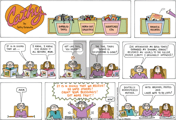 Cathy Classics on Sunday October 25, 2009 Comic Strip