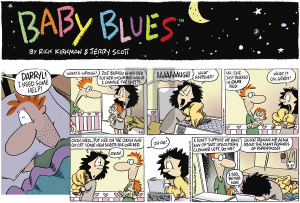 Baby Blues on Sunday March 21, 1999 Comic Strip