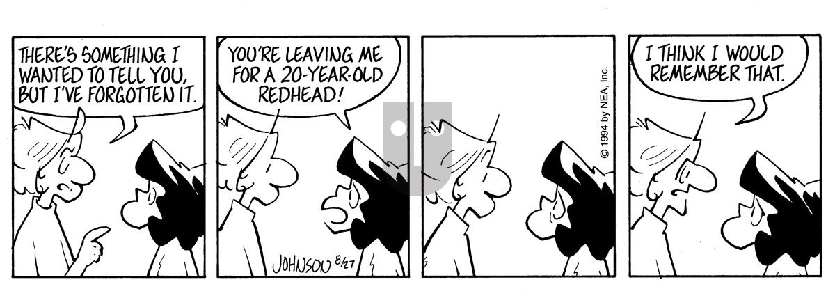 Arlo and Janis - Saturday August 27, 1994 Comic Strip