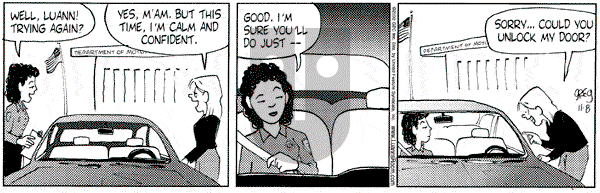 Luann on Friday May 18, 2001 Comic Strip