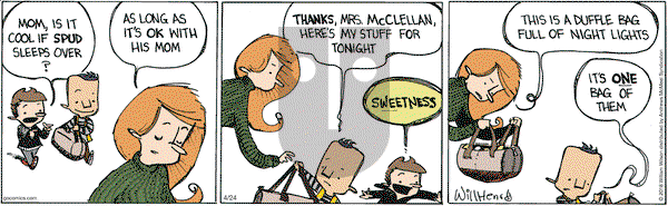 Wallace the Brave on Tuesday April 24, 2018 Comic Strip