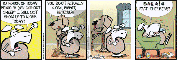 DeFlocked on Monday April 10, 2017 Comic Strip