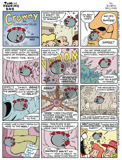 Tom the Dancing Bug on Monday October 12, 2020 Comic Strip
