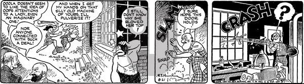 Alley Oop on Thursday August 21, 1947 Comic Strip