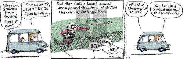 Cul de Sac on Thursday November 19, 2009 Comic Strip