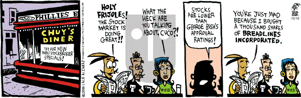 La Cucaracha on Thursday October 16, 2008 Comic Strip